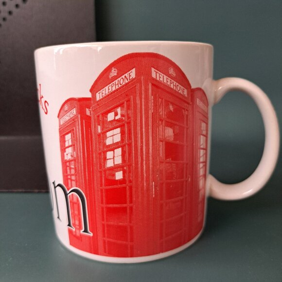 Starbucks United Kingdom 1999 City Mug Collector Series Phone Booth England - Picture 9 of 11